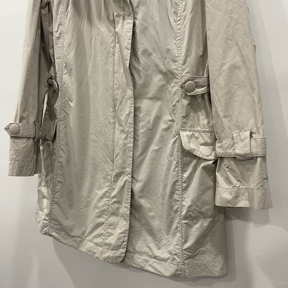 Columbia Omni-Shield Zip Snap Closure Lightweight Overcoat Jacket Size L Tan - Picture 3 of 8